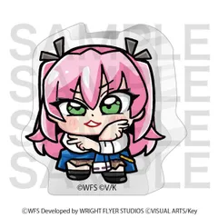 【予約】【新品】ヘブンバーンズレッド Art by 大川ぶくぶ ミニアクリルフィギュア 逢川めぐみ【正規品】