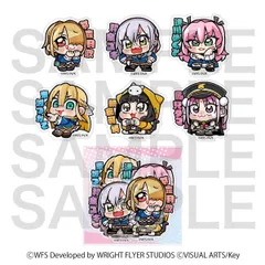 【予約】【新品】ヘブンバーンズレッド Art by 大川ぶくぶ ダイカットステッカーセット【正規品】