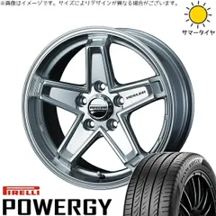 ヴォクシー 90系 205/55R17 サマータイヤ ホイール 4本セット | ピレリ パワジー × ウェッズ キーラータクティクス ハイパーシルバー 17インチ 7J +38 5穴114.3