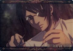 【中古】キャラカード ハンジ・ゾエ 「進撃の巨人 The Final Season×ヴィレッジヴァンガード トレーディングミニクリアカード3」