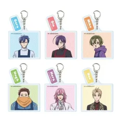 【中古】キーホルダー 全6種セット 「パーツ付きアクリルキーホルダー TVアニメ 拷問バイトくんの日常 01.公式イラスト」