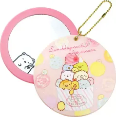 【中古】鏡・ミラー アイスクリーム 丸型スライドミラー 「すみっコぐらし」