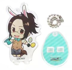 【中古】キーホルダー・マスコット(キャラクター) ハンジ・ゾエ 「進撃の巨人 Season 2×animatecafe トレーディングアクリルスタンドキーホルダー イースターver.」