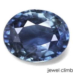 【鑑別書付】スチールブルーの美しい輝き！サファイア 宝石 ルース ０．３７ＣＴ