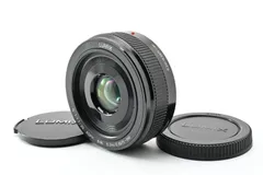 ★極上品★ パナソニック Panasonic LUMIX G 20mm F1.7 II ASPH. ブラック H-H020A 《前後キャップ付！》★完動品★ #A607186