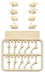 【中古】フィギュア figma専用 OP04 figma専用 銃の持ち手 「LittleArmory」 1/12 無彩色ランナーキット