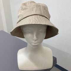 【帽子】ダイソー ベージュ ハット 帽子 T-0028
