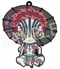 [Used] Merchandise: Akaza "Demon Slayer: Kimetsu no Yaiba Petanko Trading Rubber Strap -Japanese Umbrella-"