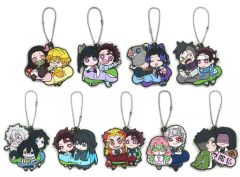 [Used] Complete set of 9 types of merchandise: "Demon Slayer: Kimetsu no Yaiba Character Bancho Rubber Mascot, Type 5"