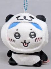 [Used] Miscellaneous Goods: Hachiware (Panda) Plush Keychain "Chiikawa - Something Small and Cute" Wakayama Limited Edition