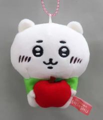 [중고] 봉제인형 마스코트·봉제인형 배지 치이카와(사과) 봉제인형 마스코트 [치이카와 뭔가 작고 귀여운 녀석] 신슈 한정