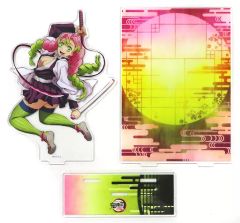 [Used] Acrylic Stand・Acrylic Panel: Mitsuri Kanroji Teaser Visual Acrylic Panel with Background Stand"World Tour Screening: Demon Slayer: Kimetsu no Yaiba - The Upper Moons Assemble, and the Swordsmith Village" Theater Merchandise