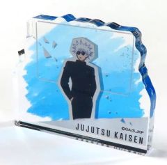 [Used] Acrylic Stand・Acrylic panel Satoru Gojo Acrylic Mini Figures: Kaigyoku and Tamaori (OP) from "Jujutsu Kaisen POP UP STORE Shibuya Incident -CLIMAX-"