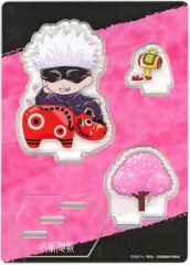 [Used] Acrylic Stand・Acrylic panel Satoru Gojo(Akabeko) Acrylic Stand"Jujutsu Kaisen" Fukushima Limited Edition