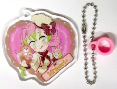 [Used] Keychain - Mitsuri Kanroji - "Demon Slayer x ufotable Cafe x Machi Asobi CAFE Valentine & White Day Event 2025 First Half Random Straw Charm"