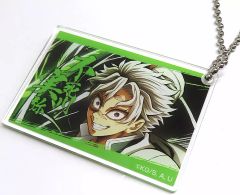 [Used] Keychain featuring Sanemi Shinazugawa, Acrylic Plate 2024 ver. "Demon Slayer: Kimetsu no Yaiba Total Concentration Exhibition - Swordsmith Village Arc / Pillar Training Arc"