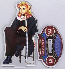 [Used] Acrylic Stand- Acrylic Panel: Kyojuro Rengoku, Acrylic Mascot: "Demon Slayer: Kimetsu no Yaiba" Animate Girls Festival 2022 Goods