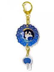 [Used] Keychain - Obanai Iguro "Demon Slayer: Kimetsu no Yaiba Fireworks Festival 2025 in ufotable Cafe x Machi Asobi CAFE x ufotable DINING First Half Random Glow-in-the-Dark Acrylic Charm"