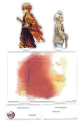 [Used] Acrylic Stand・Acrylic panel Zenitsu Agatsuma& Jigoro Kuwajima "Connecting" Acrylic Stand Kit "Demon Slayer: Kimetsu no Yaiba the Movie: Infinity Castle Arc Zenitsu and Grandpa WEBSHOP Lottery" Prize C C106 Goods