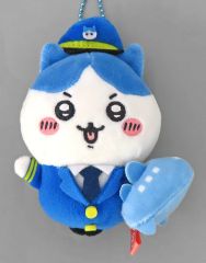 [중고] 봉제인형 마스코트 봉제인형 배지 하치와레(파일럿) 봉제인형 키체인 [치이카와 어쩐지 작고 귀여운 녀석] 공항 한정