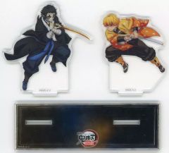 [Used] Acrylic Stand・Acrylic panel Zenitsu Agatsuma VS Kaigaku: Fierce Battle Acrylic Stand Set: "Demon Slayer: Kimetsu no Yaiba the Movie - Infinity Castle Arc Chapter 1: Akaza's Return" Movie Merchandise
