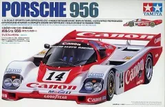 【中古】プラモデル 1/24 ポルシェ956 キャノンカラー 「スポーツカーシリーズ No.232」 ディスプレイモデル [24232]