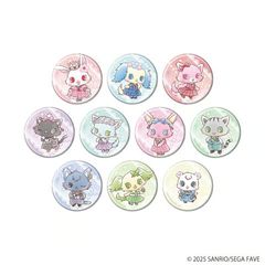 【新品】ジュエルペット 缶バッジ 08.グラフアートイラスト　ボックス売り