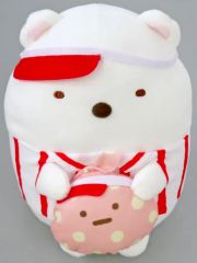 [중고] 봉제인형 시로쿠마 오오키나코로트 BIG 봉제인형 [스미코구라시×라운드 원] 라운드 원 한정