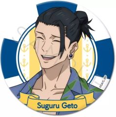 [Used] Badge Bins IE. Suguru Geto (Mensore Ver.) 3-way Can Badge (75mm) "Jujutsu Kaisen Season 2: Kaigyoku/Tamaori"
