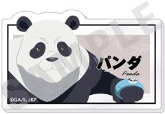 [Used] Badge Bins Panda "Jujutsu Kaisen Paintlact Series Trading Name Badge vol.1"