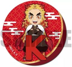 [Used] Badge/Pin: Kyojuro Rengoku "Demon Slayer: Kimetsu no Yaiba Trading Can Badge Alphabet Ver."
