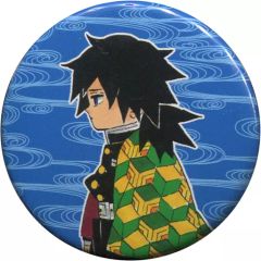[Used] Badge/Pin - Giyu Tomioka - "Demon Slayer: Kimetsu no Yaiba Collection Can Badge Petit Character Ver." - Jump Festa 2020 Goods