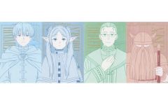 [중고] 엽서 용사 일행 (서 그림) 연결되는 엽서 [이치방쿠지 장송의프리렌] H 상