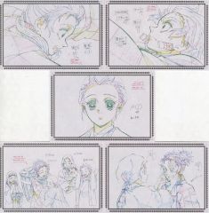 [Used] Postcard Set A (5 cards) - Prize from the "Demon Slayer: Kimetsu no Yaiba the Movie: Mugen Train x ufotable DINING Season 3" lottery.