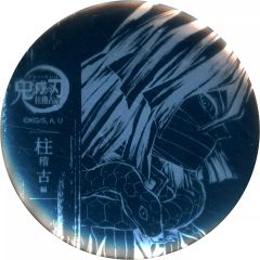 [Used] Badge/Pin: Obanai Iguro (Episode 5, First Half) Foil-stamped 57mm Can Badge "Anime Demon Slayer: Kimetsu no Yaiba All Interlude Pictures WEBSHOP Lottery Pillar Training Arc" B-0116 Prize