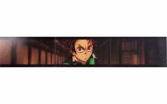 [Used] Character Card Tanjirō Kamado 3-Panel Panorama Card: Exclusive admission gift for those attending the SCREENX/ULTRA 4DX screenings of "Demon Slayer: Kimetsu no Yaiba the Movie - Infinity Castle Arc Chapter 1: Akaza's Return".