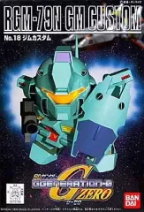 【中古】プラモデル RGM-79N ジムカスタム「SDガンダム G GENARAION-0」No.18