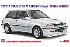 【中古】プラモデル 1/24 トヨタ スターレット EP71 ターボS(3ドア) “カスタムバージョン” [20777]