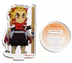 [Used] Merchandise: Kyojuro Rengoku "Demon Slayer: Kimetsu no Yaiba Random Acrylic Mascot"