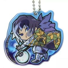 [Used] Miscellaneous Goods: Giyu Tomioka "Pita! Deforme Demon Slayer: Kimetsu no Yaiba Night Patrol Acrylic Keychain"