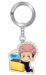 [Used] Miscellaneous Goods Yuji Itadori Castella Metal Keychain "Jujutsu Kaisen" Nagasaki Limited Edition
