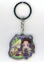 [Used] Miscellaneous Goods Butterfly Shinobu(Glamping) Metal Keychain "Demon Slayer: Kimetsu no Yaiba" Resort Limited Edition