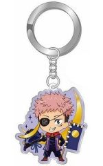 [Used] Miscellaneous Goods Yuji Itadori Date Masamune Metal Keychain "Jujutsu Kaisen" Sendai Limited Edition