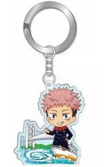 [Used] Miscellaneous Goods Yuji Itadori Uzushio Metal Keychain "Jujutsu Kaisen" Naruto Limited Edition