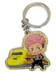 [Used] Miscellaneous Goods Yuji Itadori 923 Series Doctor Yellow Metal Keychain "Jujutsu Kaisen" Tokai/Western Japan Limited Edition