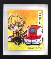 [Used] Magnets Zenitsu Agatsuma(Komachi) Picture Frame Magnet "Demon Slayer: Kimetsu no Yaiba" East Japan Limited Edition