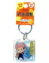 [Used] Miscellaneous Goods Yuji Itadori(Jinbe Shark) Clear Keychain "Jujutsu Kaisen" Okinawa Limited Edition