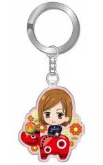 [Used] Miscellaneous Goods Nobara Kugisaki Akabeko Metal Keychain "Jujutsu Kaisen" Fukushima Limited Edition