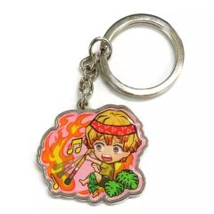 [Used] Miscellaneous Goods Zenitsu Agatsuma(Hawaiian) Metal Keychain "Demon Slayer: Kimetsu no Yaiba" Iwaki Limited Edition