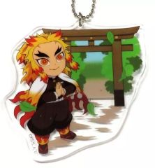 [Used] Merchandise [Single Item] Kyojuro Rengoku Local Illustration Tokyo Acrylic Charm "Demon Slayer: Kimetsu no Yaiba Total Concentration Exhibition - Mugen Train Arc/Entertainment District Arc -" Tokyo Venue Limited Version